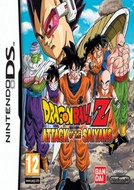 Le jeu de combat Dragon Ball Z : L'attaque des Saiyens sur la console Nintendo DS.