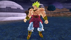 Broly in his battle damaged costume (Game : Dragon Ball Z Budokai Tenkaichi 3).